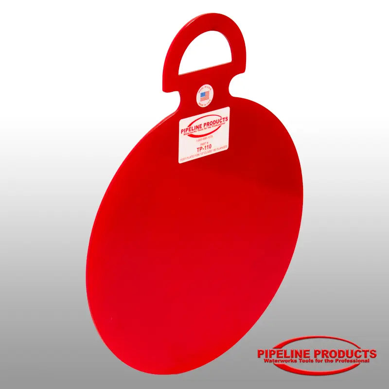 TP-110 - 10" class 150 flange test plate - 3/16" 4130 steel Pipeline Products