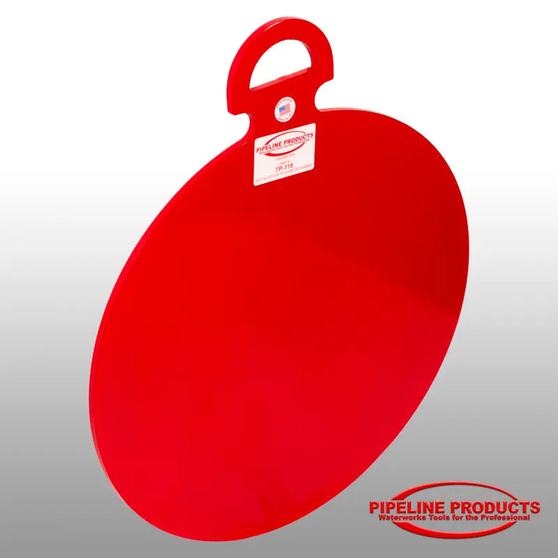 TP-116 - 16" class 150 flange test plate - 3/8" 4130 steel Pipeline Products