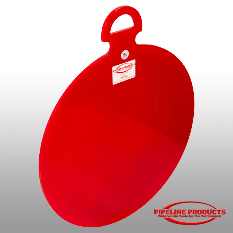 TP-118 - 18" class 150 flange test plate - 3/8" 4130 steel Pipeline Products