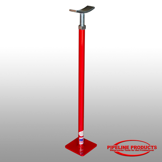 PS-100-S - Saddle mount top - Zinc plated, 1" base riser - Powder Coated Red