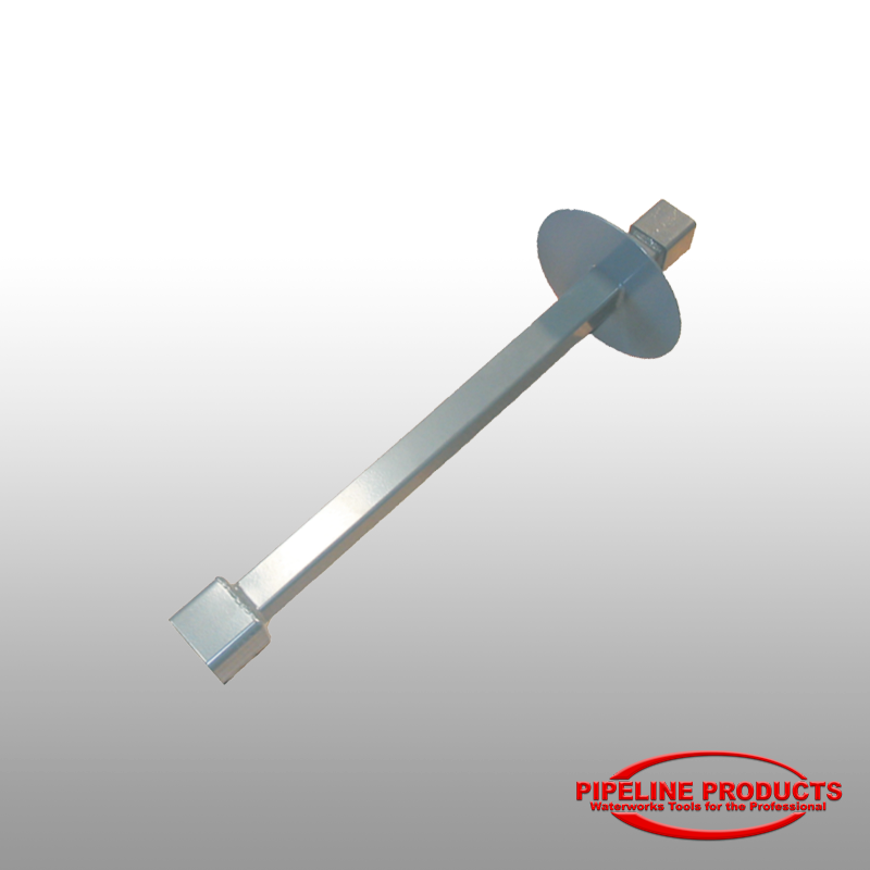 SX-906 - Valve stem extension up to 5' long w/ 5-1/2" ring - Zinc primer