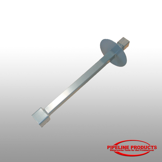 SX-906 - Valve stem extension up to 5' long w/ 5-1/2" ring - Zinc primer