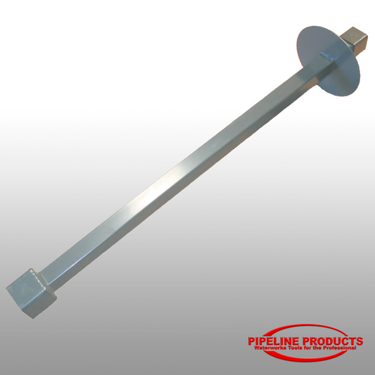 SX-908 - Valve stem extension up to 5' long w/ 7-1/2" ring - Zinc primer