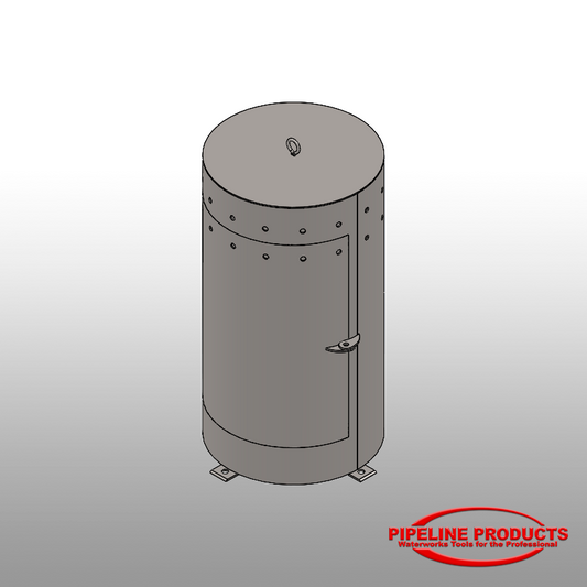 VC-316 - 16" dia. x 30" air vac cover with door