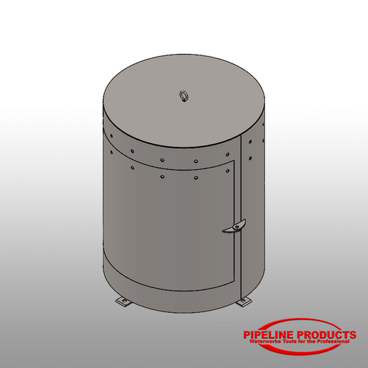VC-324 - 24" dia. x 30" air vac cover with door