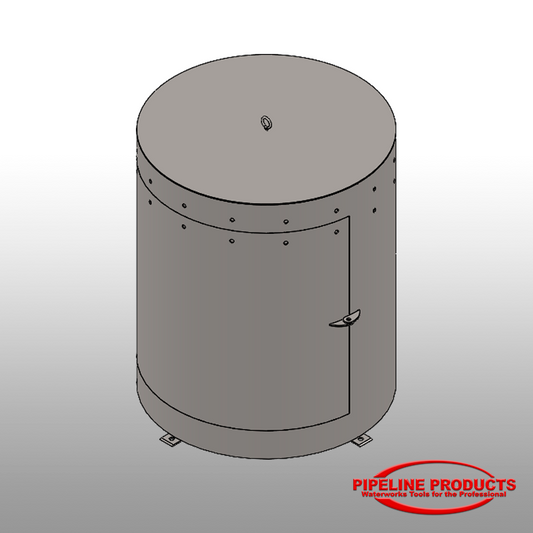 VC-330 - 30" dia. x 36" air vac cover with door