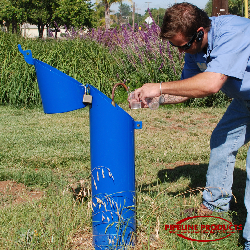 WTS-858-ZP-PC - Water sampling station - Powder coat color finish