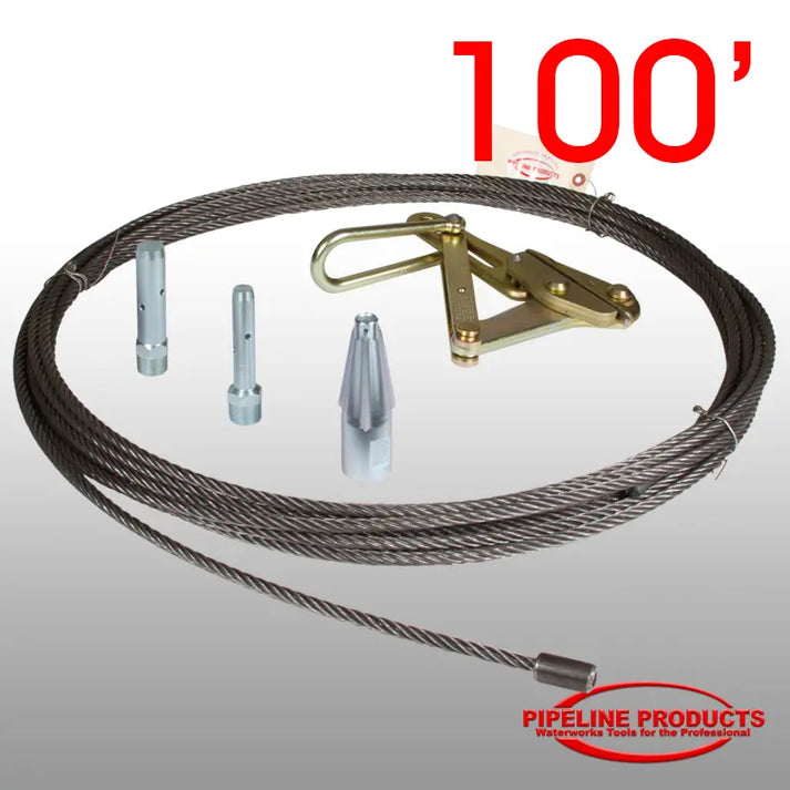 WW-500-100 - Waterline replacement kit with 100' long pulling cable ...